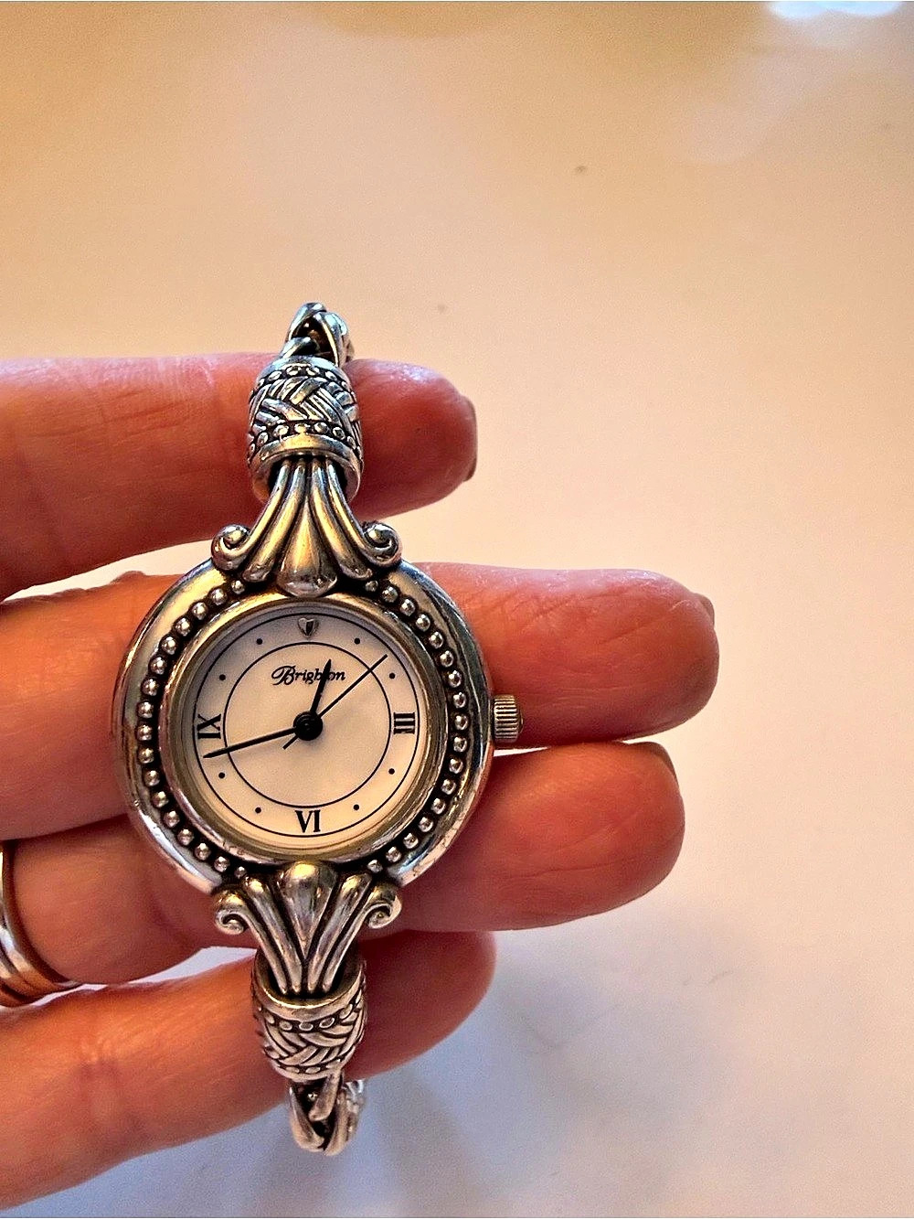 Brighton Calgary Watch Two-Tone Bracelet Silver Gold